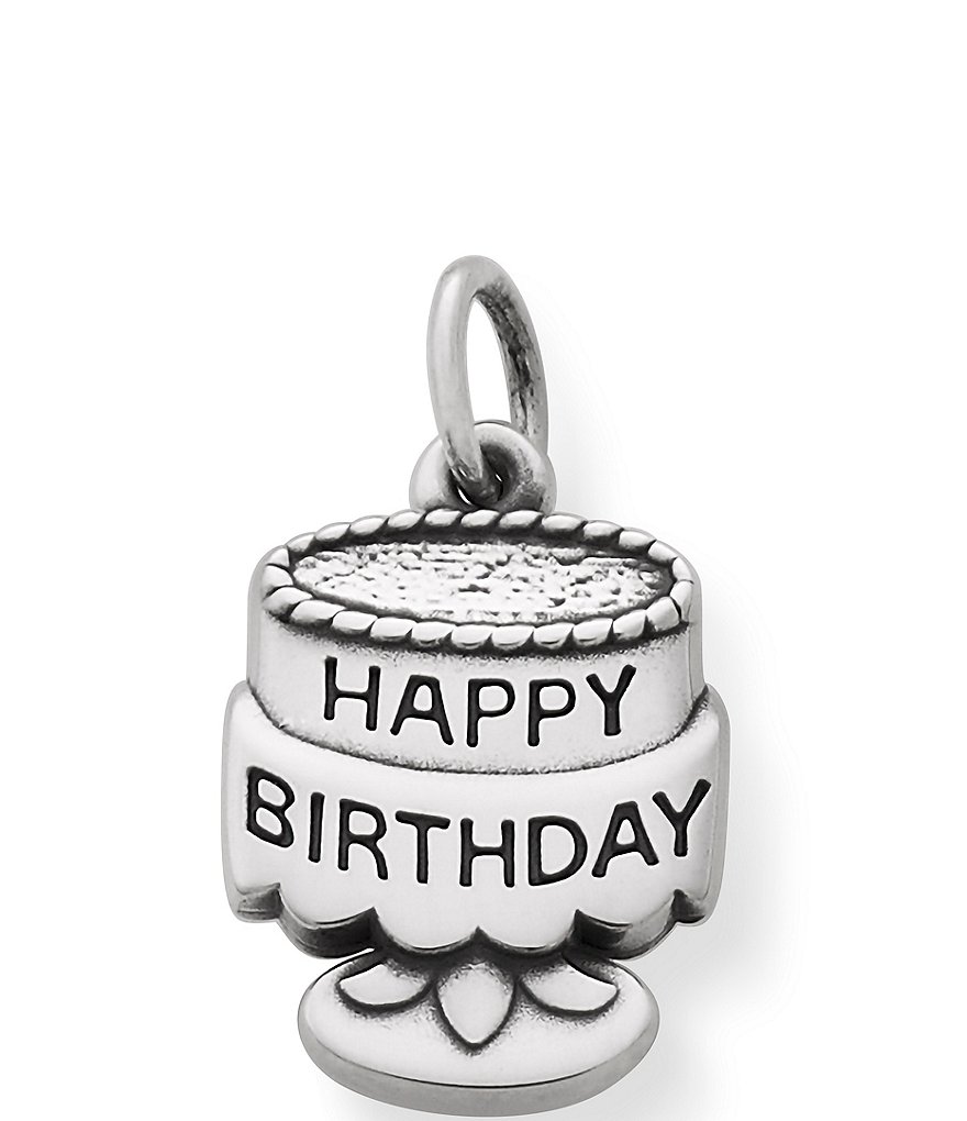 James Avery Sterling Silver Tiny Birthday Cake Charm