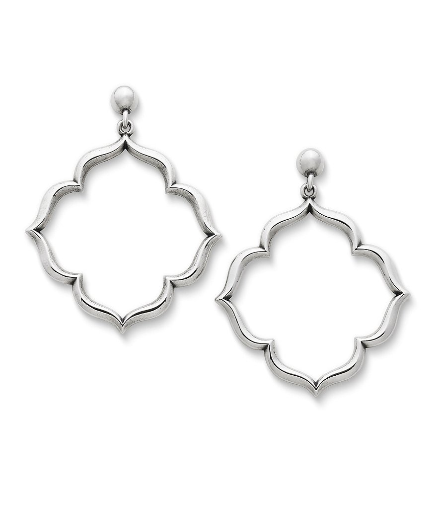 James Avery Venetian Frame Hoop Earrings