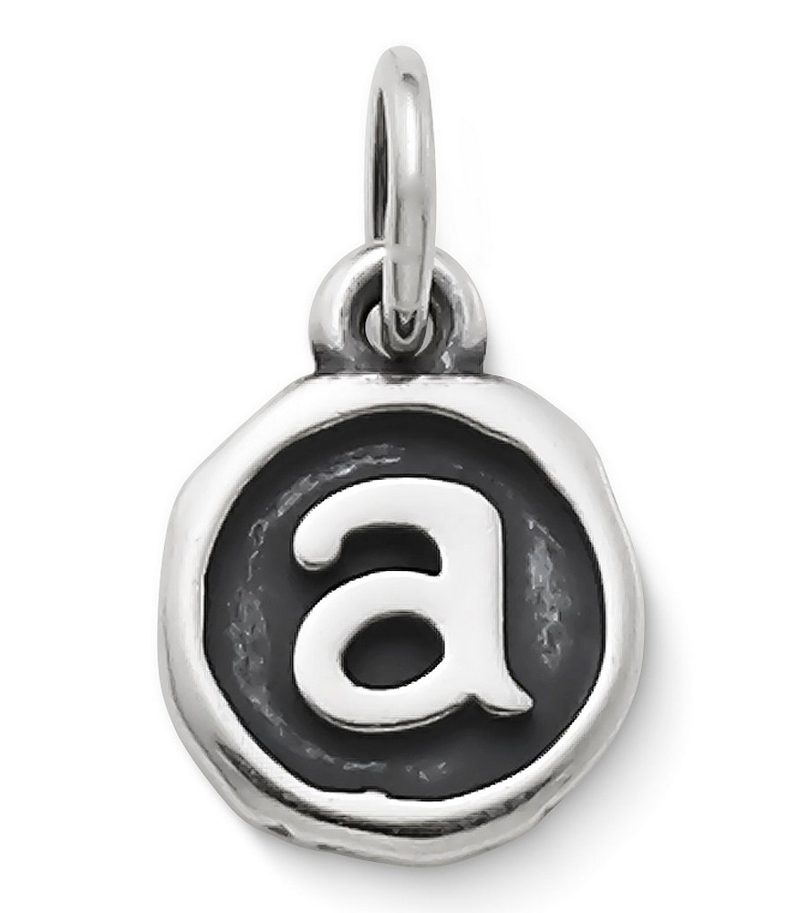 James Avery Vintage Type Initial Charm