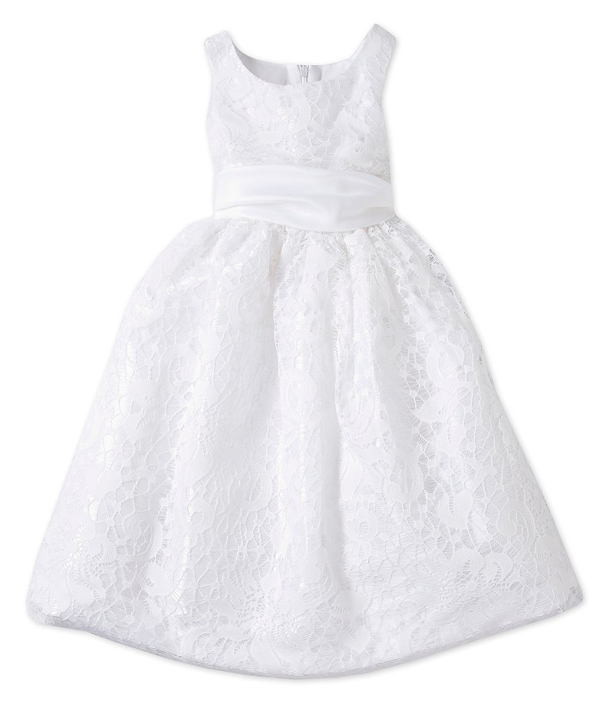 Jayne Copeland 2T-6X Lace-Overlay Dress