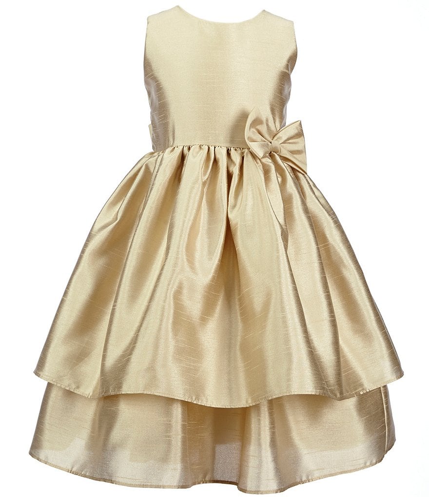 Jayne Copeland Big Girls 7-12 Tiered Bow Dress
