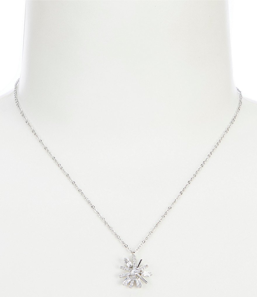 Jenny Packham Crystal Starburst Pendant Necklace