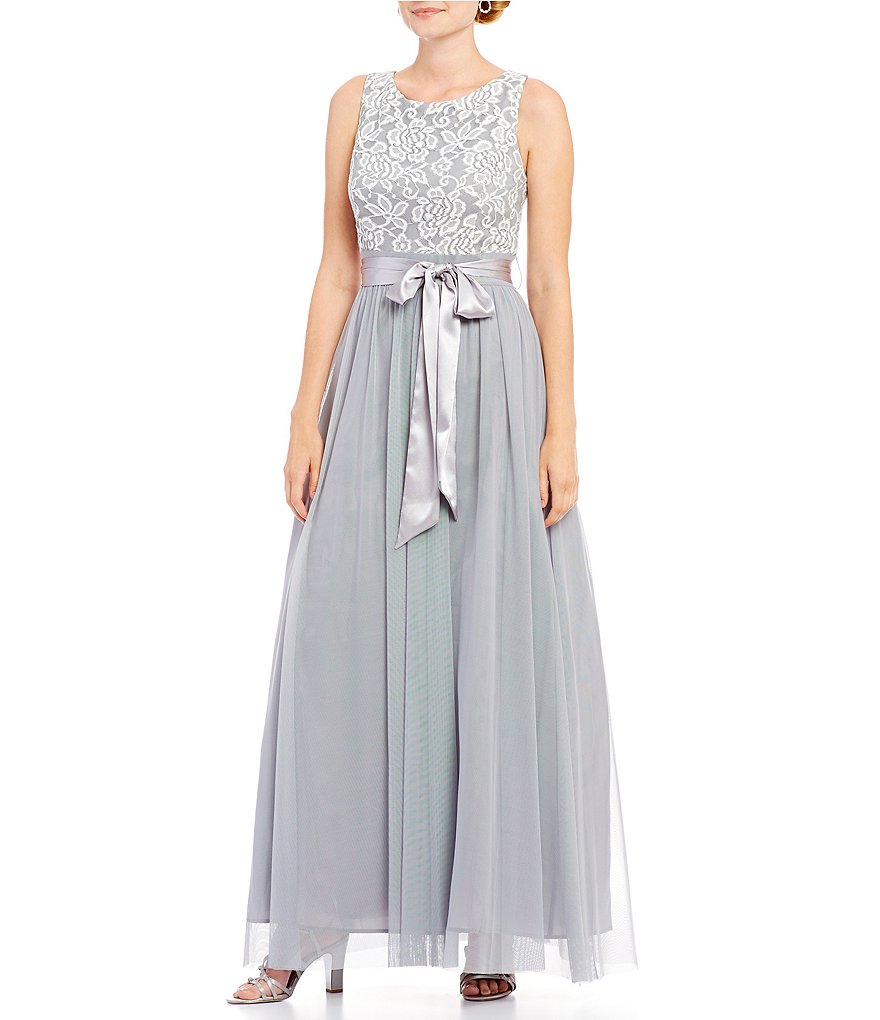 Jessica Howard Embroidered Bodice Ballgown