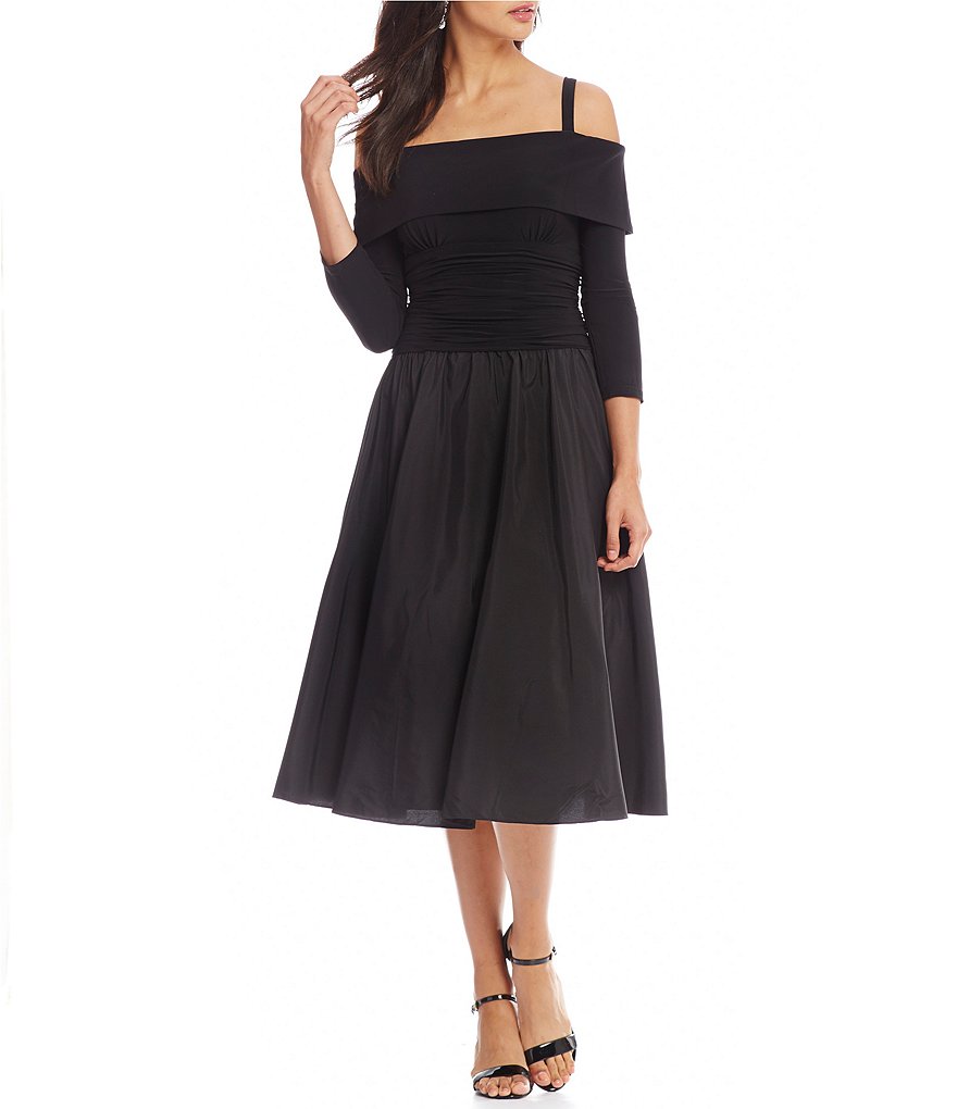 Jessica Howard Off-the-Shoulder Ruched Party Dress