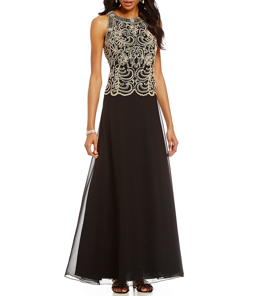 Jkara Beaded Gown