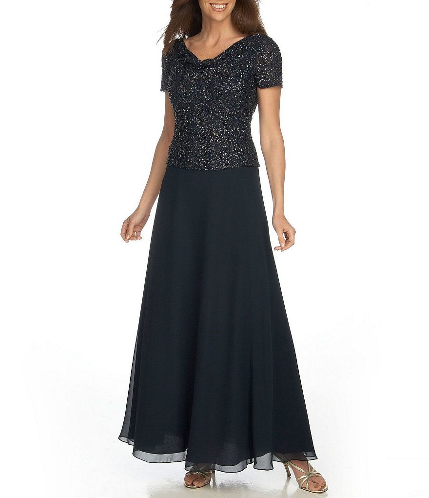 Jkara Chiffon Gown