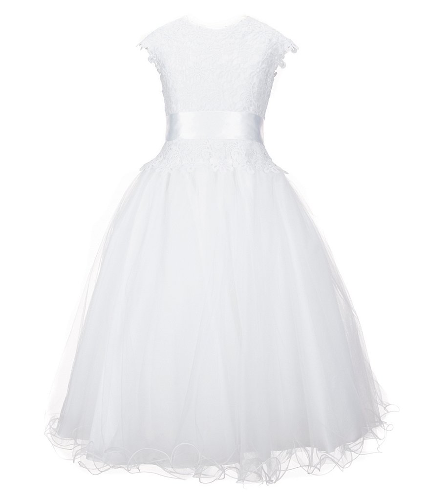 Joan Calabrese Little/Big Girls 5-14 Lace Bodice Dress