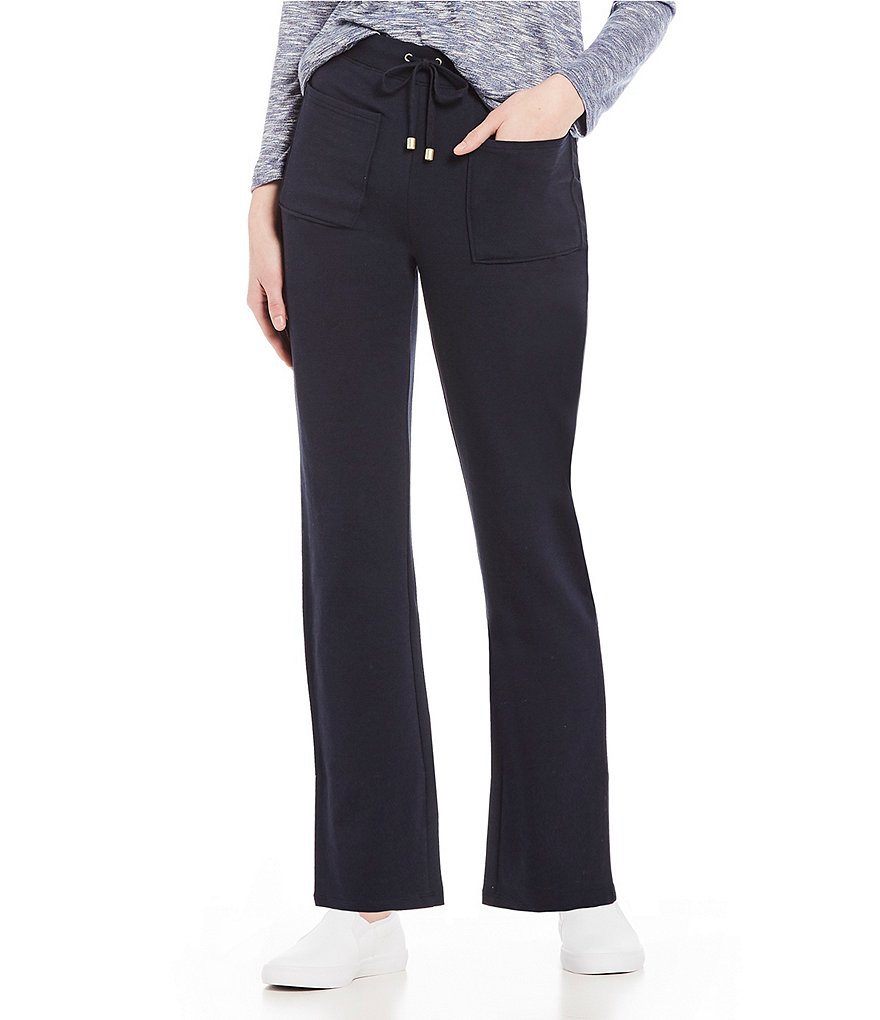 Jones New York Drawstring Pull-On Knit Pants