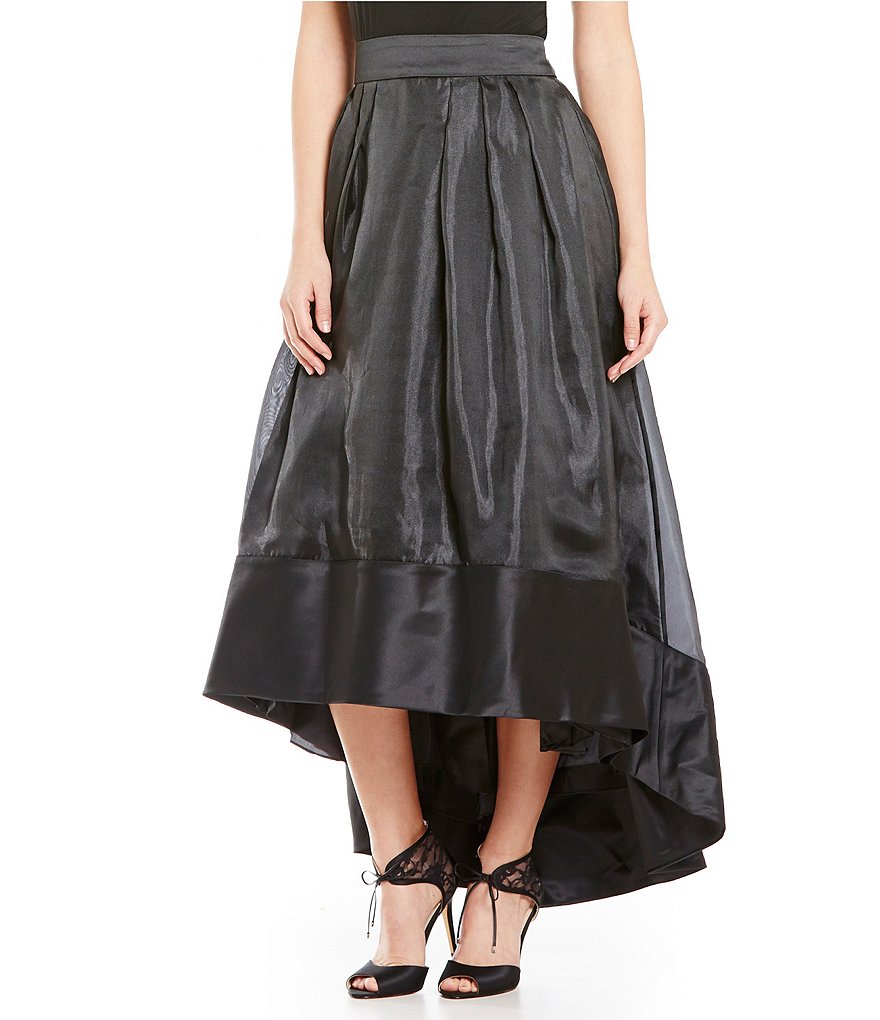 J.R. Nites Hi-Low Satin Ballgown Skirt