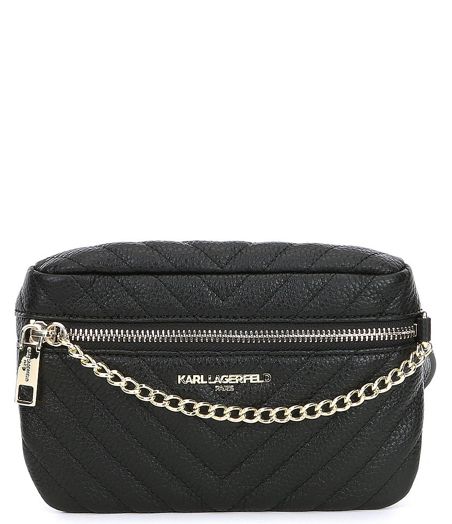 KARL LAGERFELD PARIS Charlotte Zip Around Belt Bag