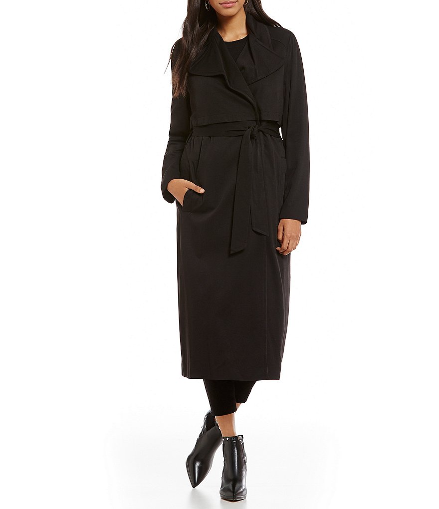 KARL LAGERFELD PARIS Drape Trench Coat