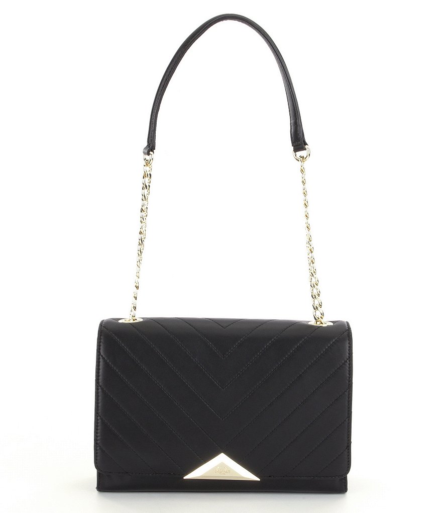 KARL LAGERFELD PARIS Gigi Chevron-Quilted Chain-Strap Shoulder Bag