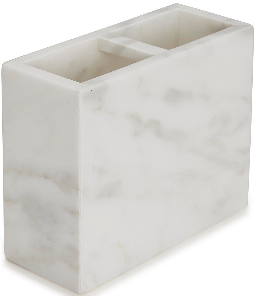 Kassatex Marmol Marble Toothbrush Holder