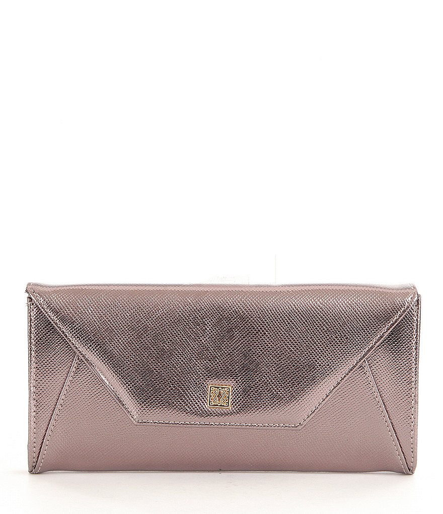 Kate Landry Crosshatched Envelope Travel Wallet