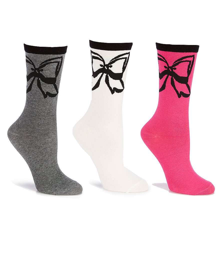 kate spade new york 3pk Weekender Crew Socks