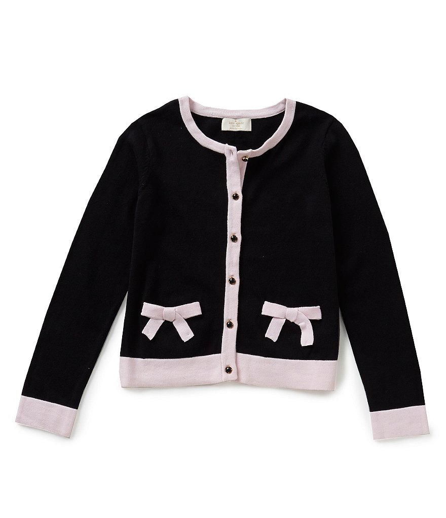 kate spade new york Big Girls 7-14 Pocket Cardigan