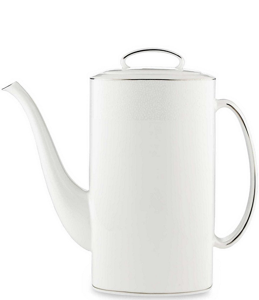 kate spade new york Cypress Point Striped Platinum Coffeepot