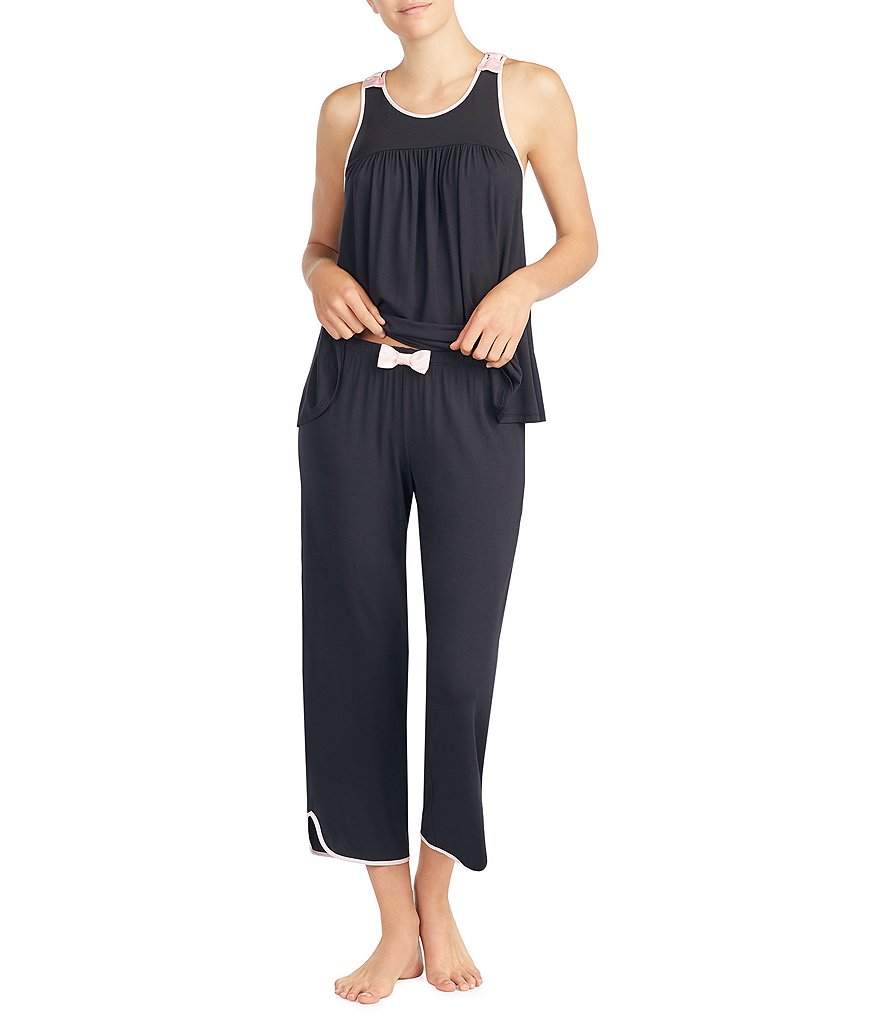 kate spade new york Jersy Knit Cropped Pajamas