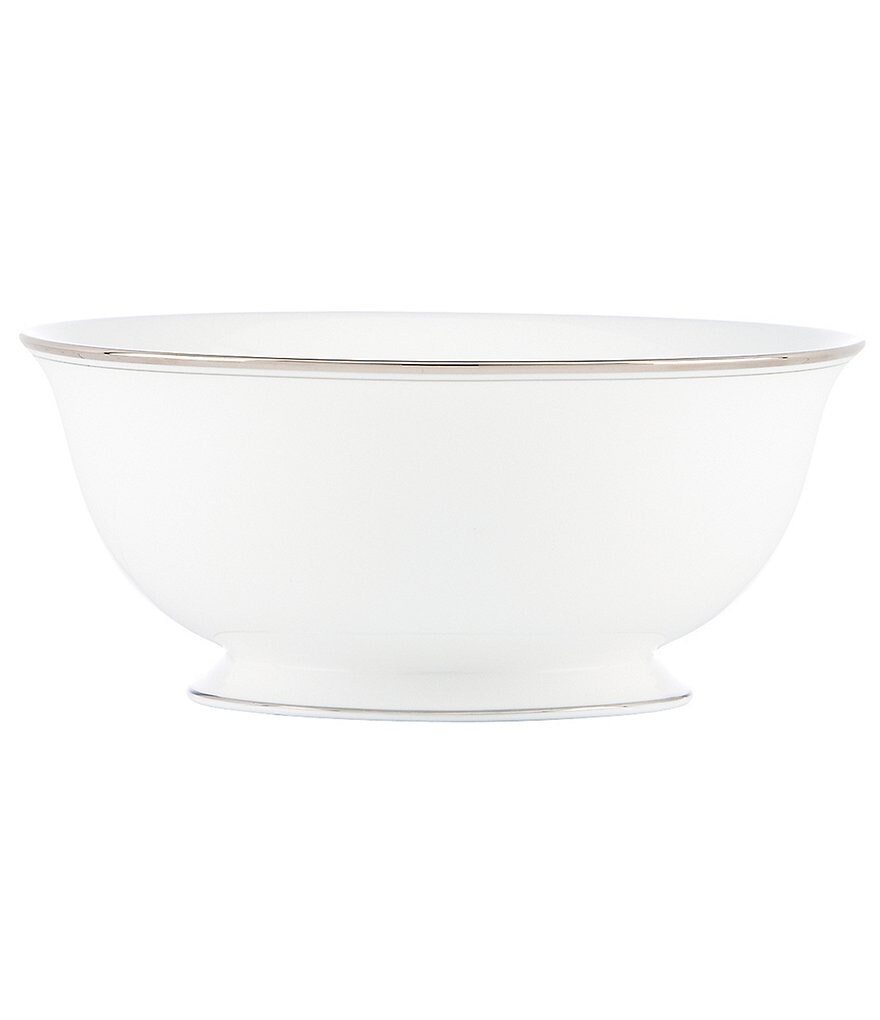 kate spade new york Library Lane Platinum Serving Bowl