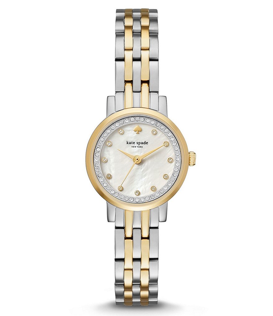 kate spade new york Mini Monterey Two-Tone Analog Bracelet Watch