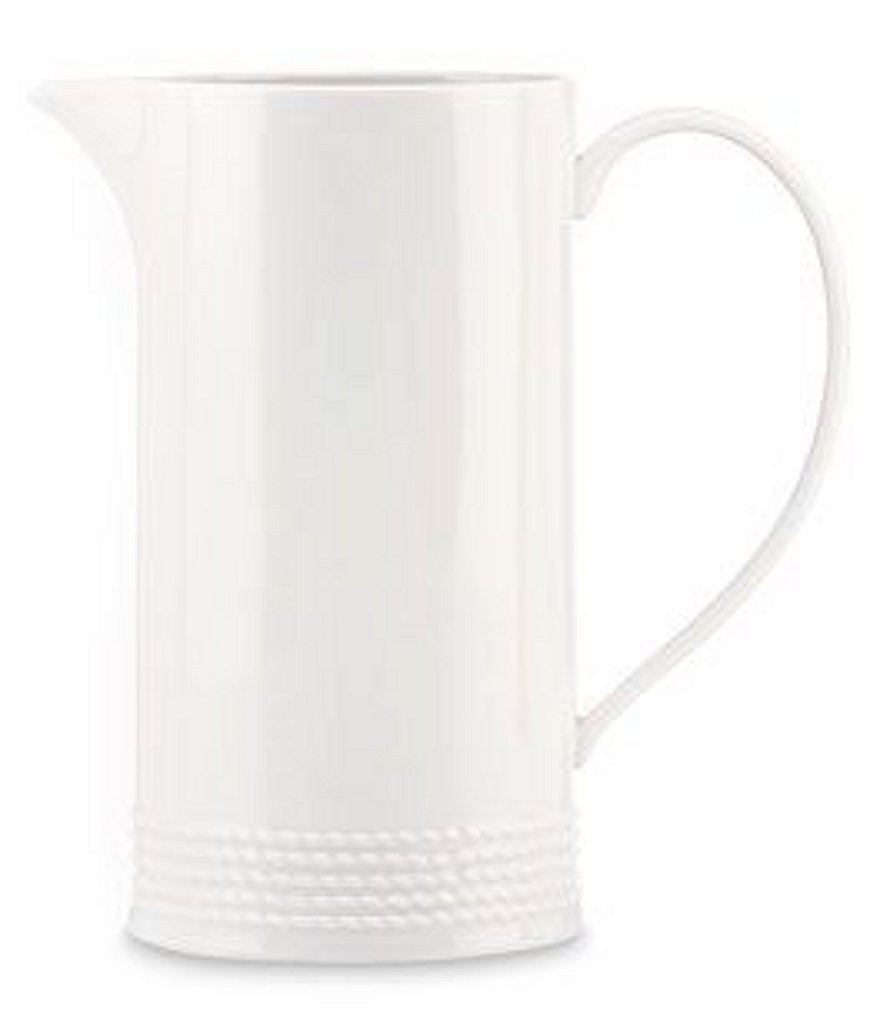 kate spade new york Wickford Rope-Embossed Porcelain Pitcher