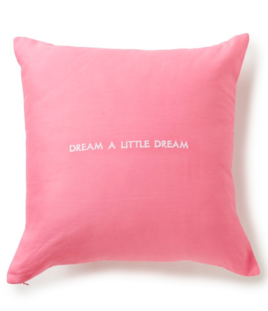 kate spade new york Words of Wisdom Collection Dream A Little Dream Square Pillow
