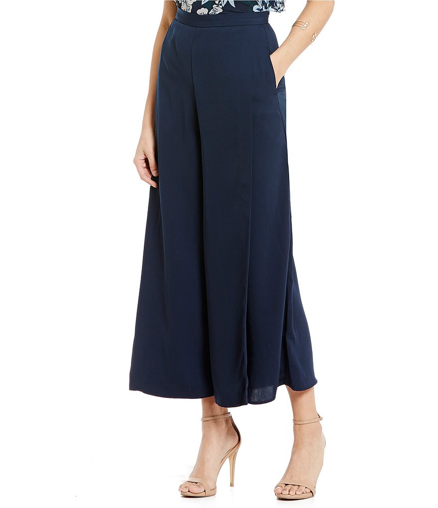 Keepsake Meadows Wide-Leg Cropped Culotte Pant