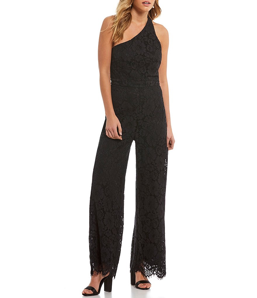 Laundry by Shelli Segal One Shoulder Jumpsuit
