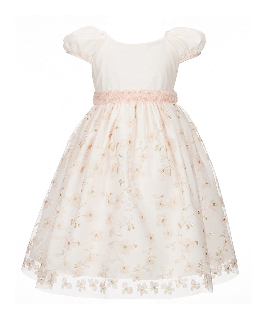Laura Ashley London Little Girls 2T-6X Floral-Embroidered Dress