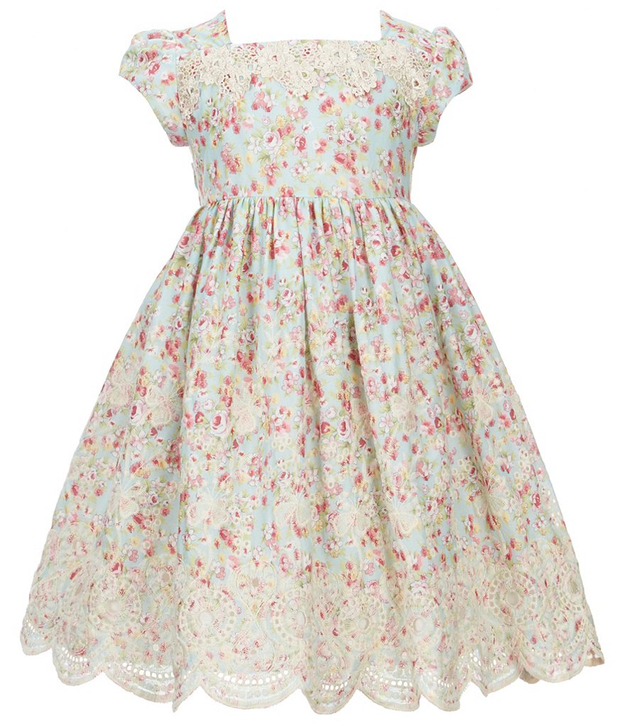 Laura Ashley London Little Girls 2T-6X Floral-Print Dress