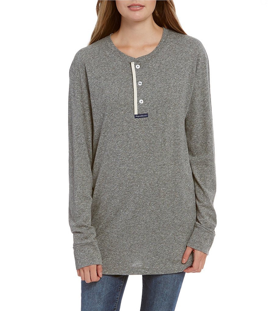 Lauren James Boyfriend Henley Knit Tee