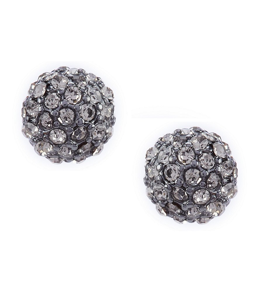 Lauren Ralph Lauren 8mm Pave Fireball Stud Earrings