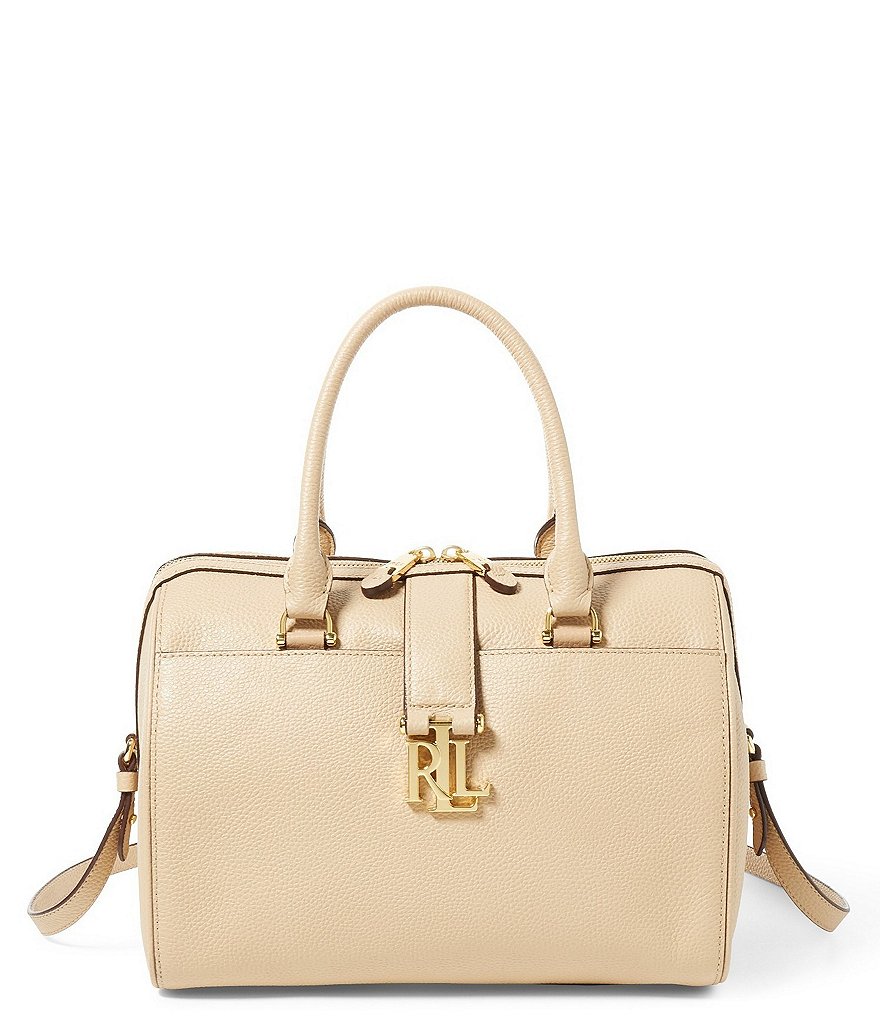 Lauren Ralph Lauren Carrington Collection Braelyn Barrel Satchel