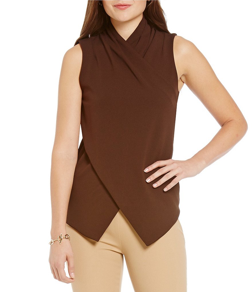 Lauren Ralph Lauren Jersey Surplice Top