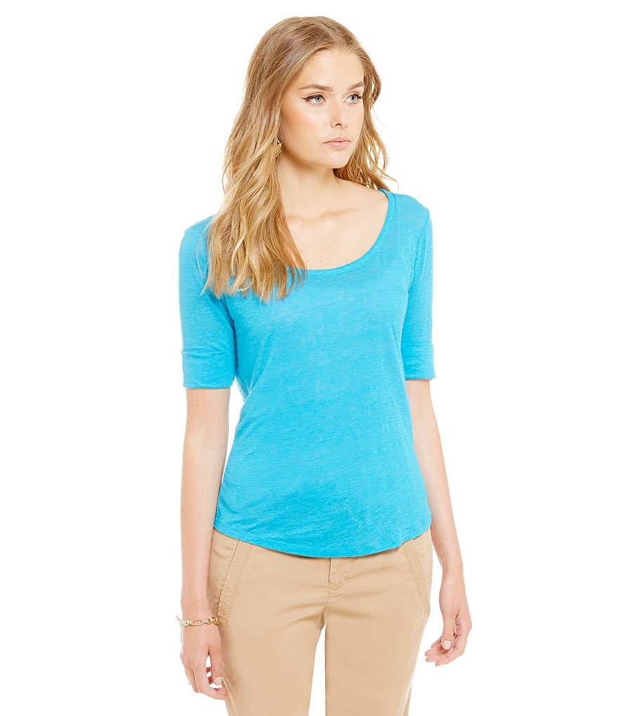 Lauren Ralph Lauren Linen Jersey Tee