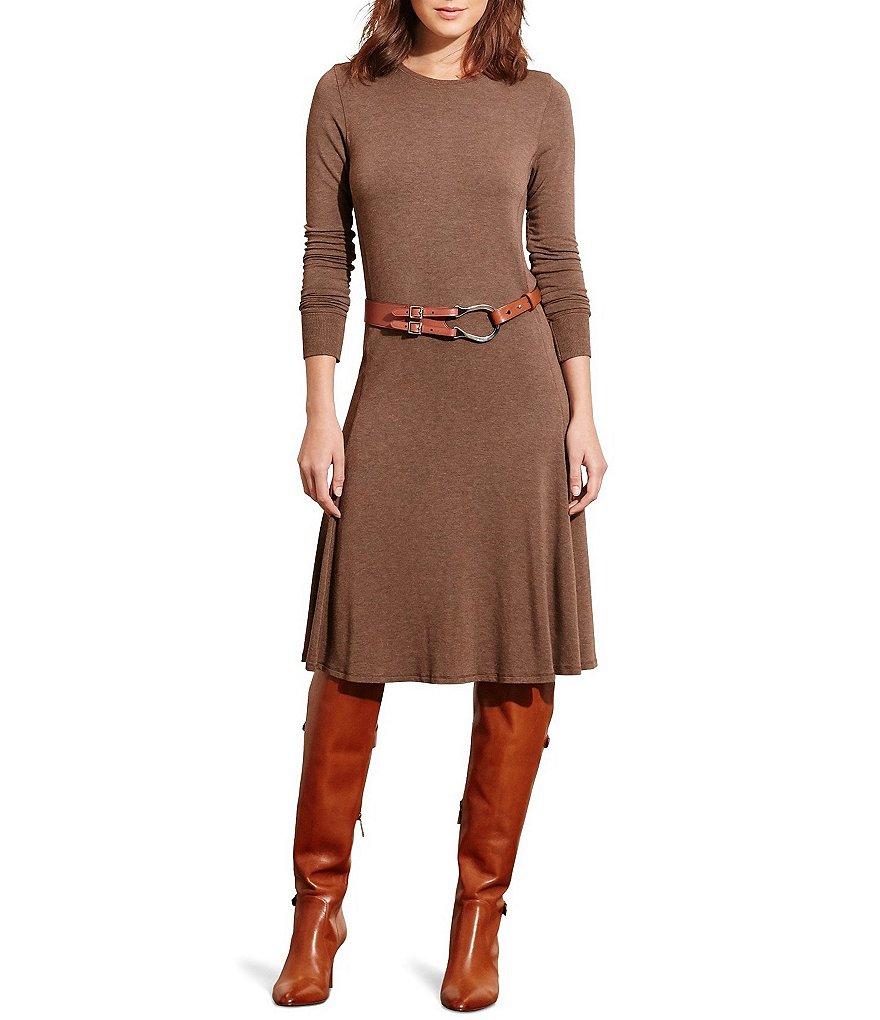 Lauren Ralph Lauren Long Sleeve French Terry Dress