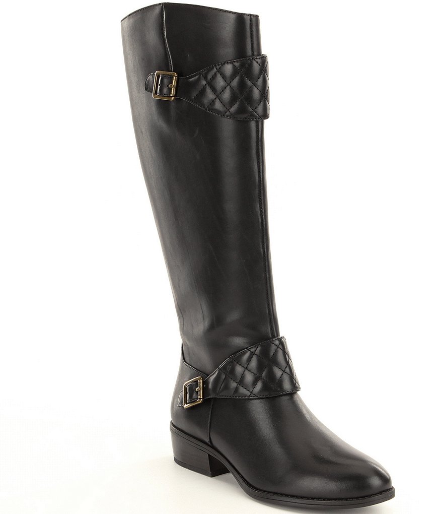 Lauren Ralph Lauren Meveah Wide Calf Riding Boots