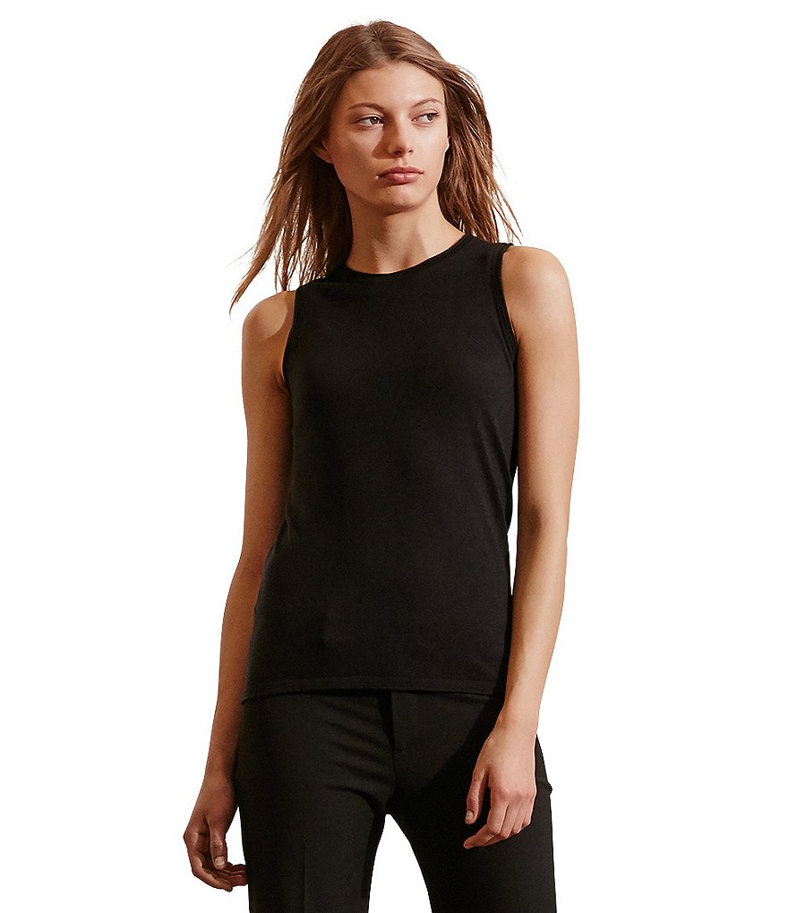 Lauren Ralph Lauren Silk-Blend Sleeveless Sweater