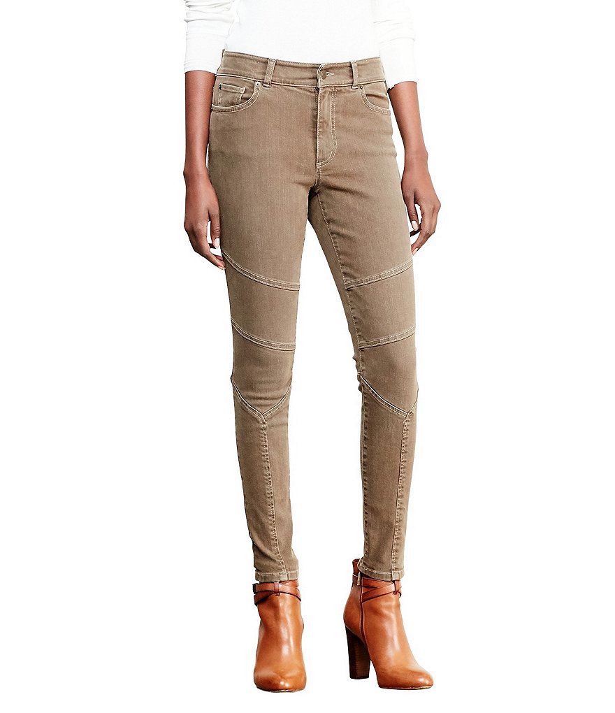 Lauren Ralph Lauren Stretch Skinny Moto Jean