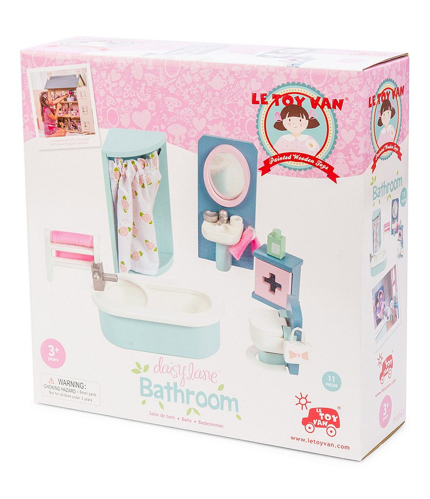 Le Toy Van Honeybake Daisy Lane Bathroom Furniture Set