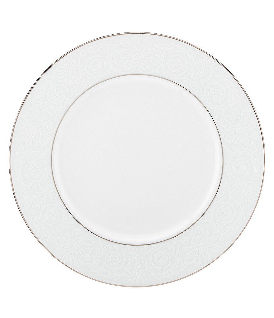 Lenox Artemis Floral Platinum Bone China Dinner Plate
