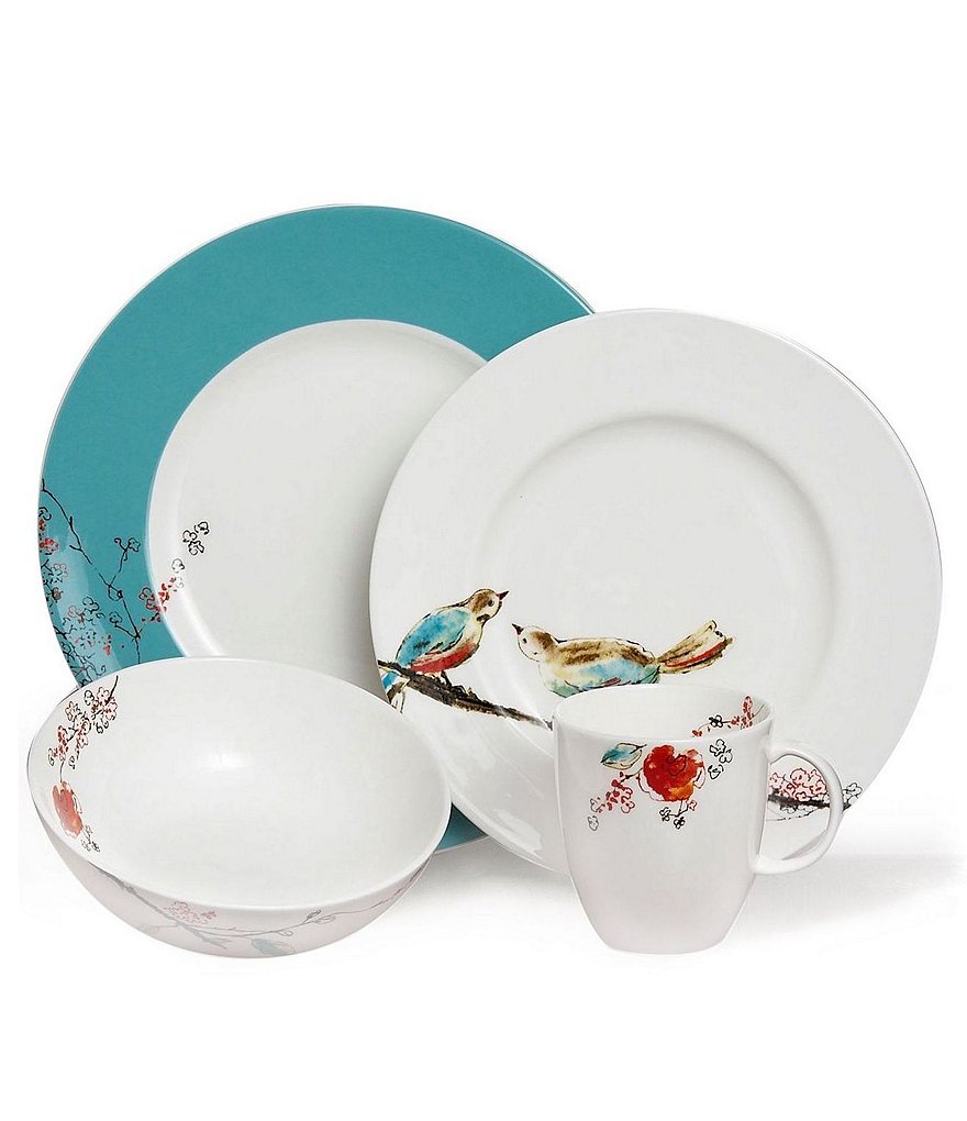 Lenox Chirp Floral & Bird 4-Piece Place Setting