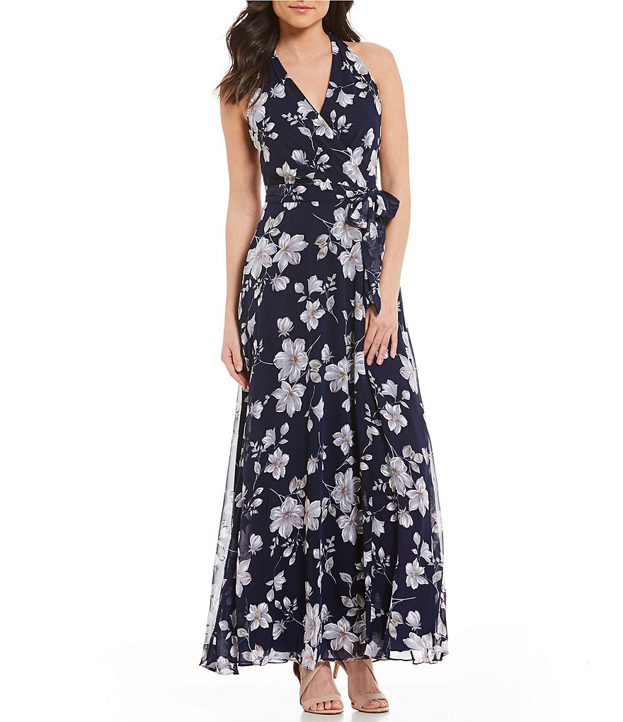 Leslie Fay Floral Print Dress