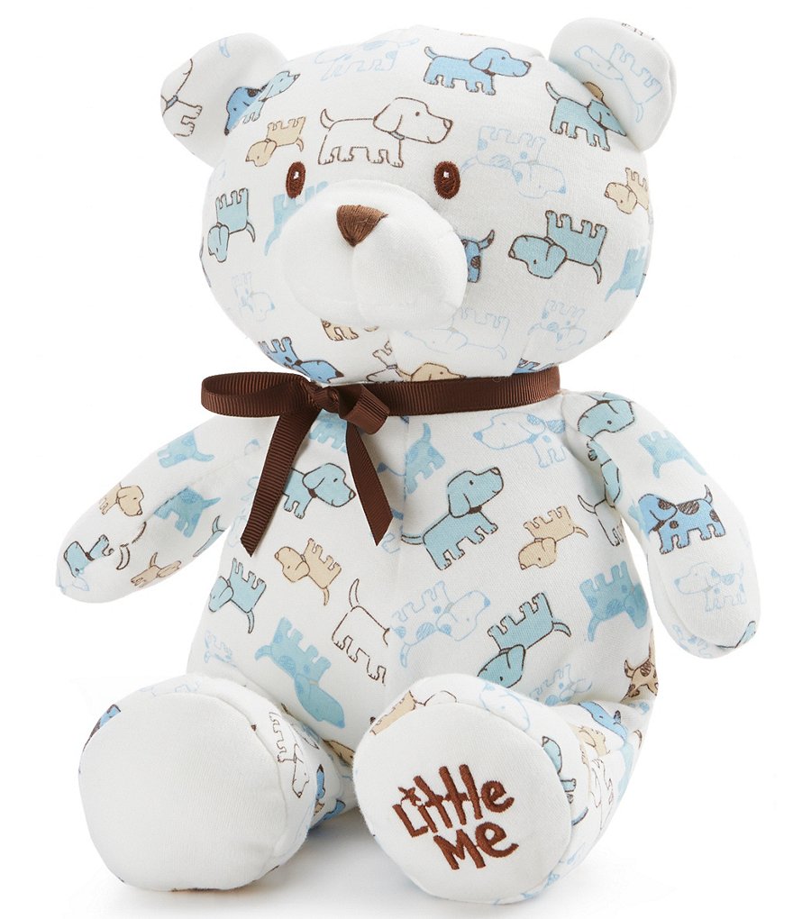Little Me Baby Boys Cute Puppies 10#double; Plush Teddy Bear