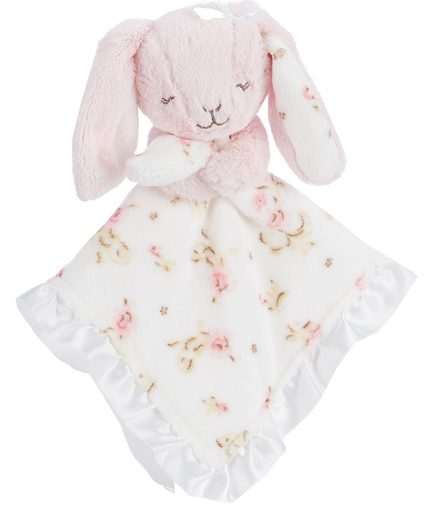 Little Me Baby Girls Vintage Rose Bunny Snuggle Buddy