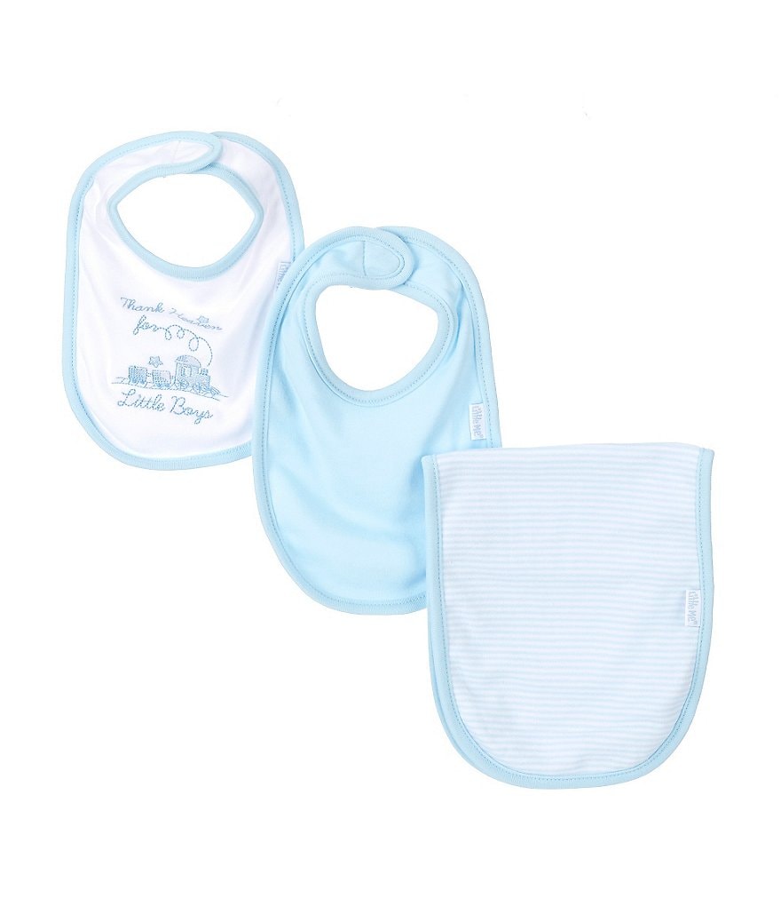 Little Me Thank Heaven for Little Boys Bib & Burp Cloth 3-Piece Set