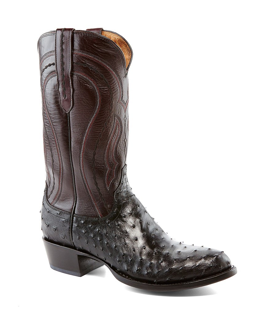 Lucchese Since 1883 Western Full Quill Ostrich Boots