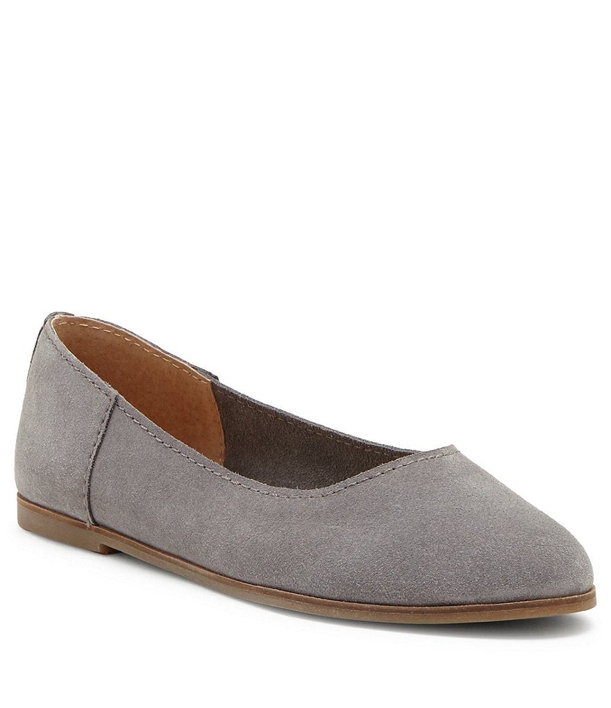 lucky suede flats
