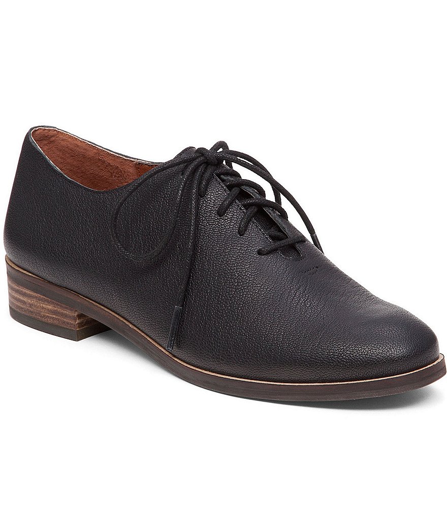 Lucky Brand Castener Leather Lace Up Oxfords