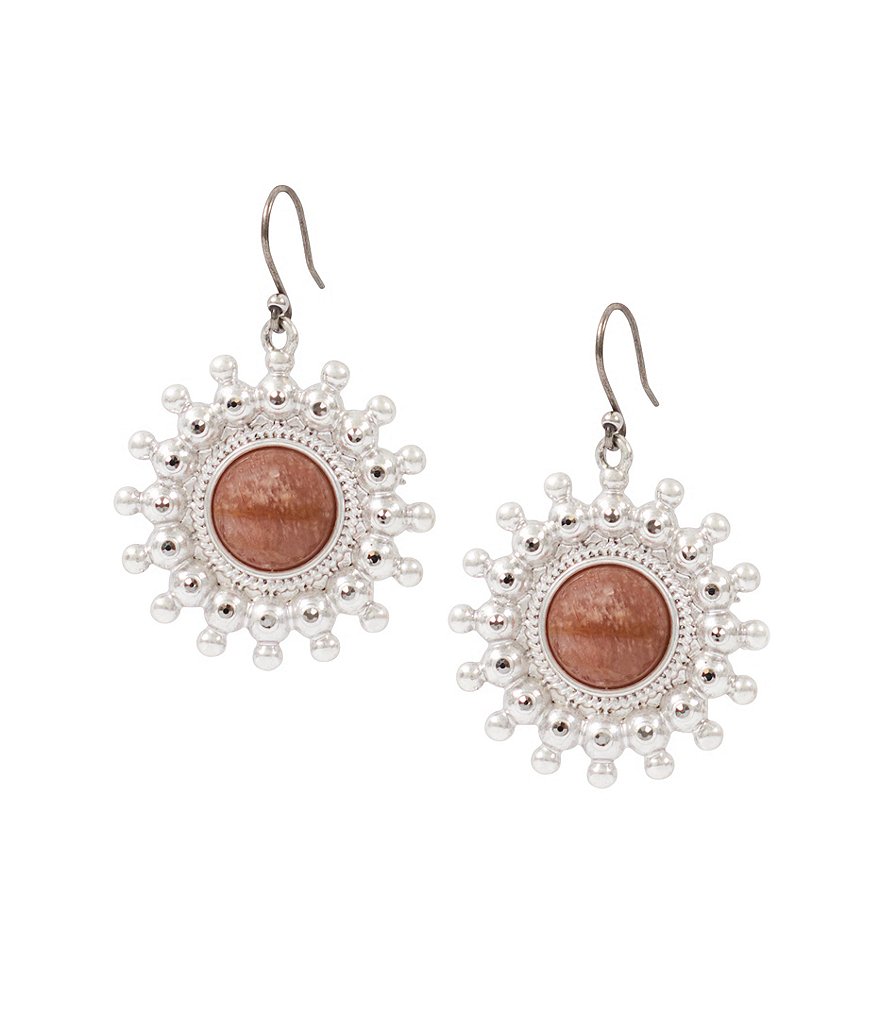 Lucky Brand Dusty Pink Drop Earrings